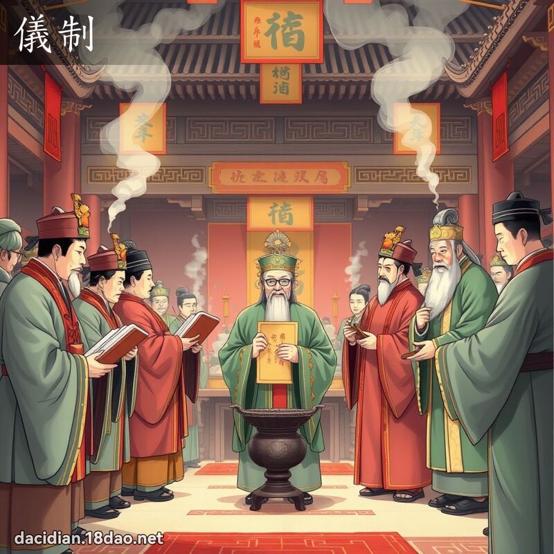 仪制 - 国语大辞典配图