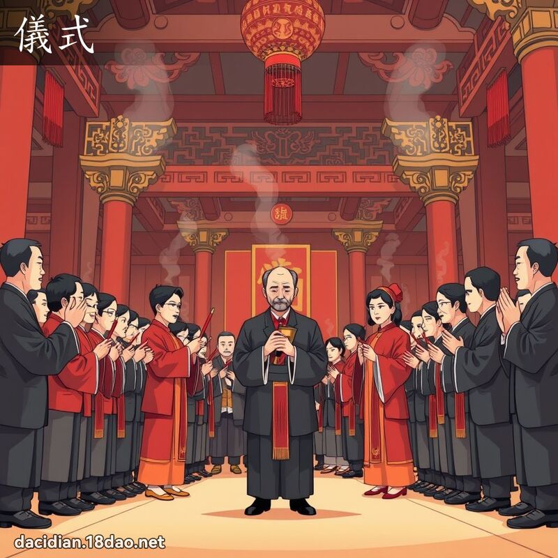 儀式 - 國語大辭典配圖