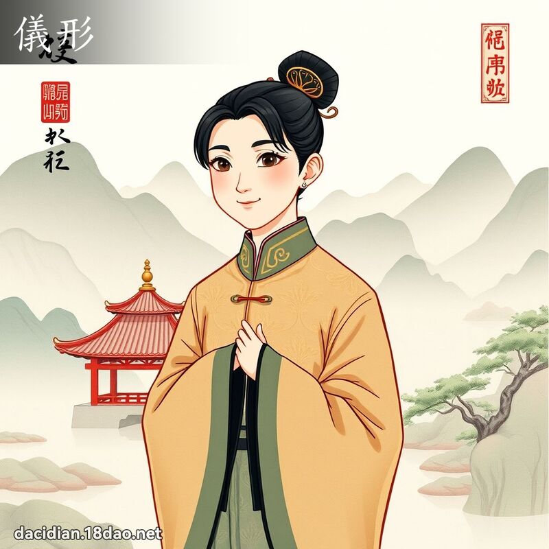 儀形 - 國語大辭典配圖