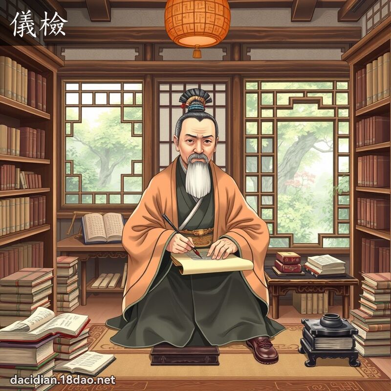 仪检 - 国语大辞典配图