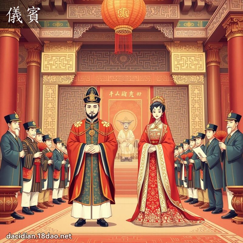 仪宾 - 国语大辞典配图