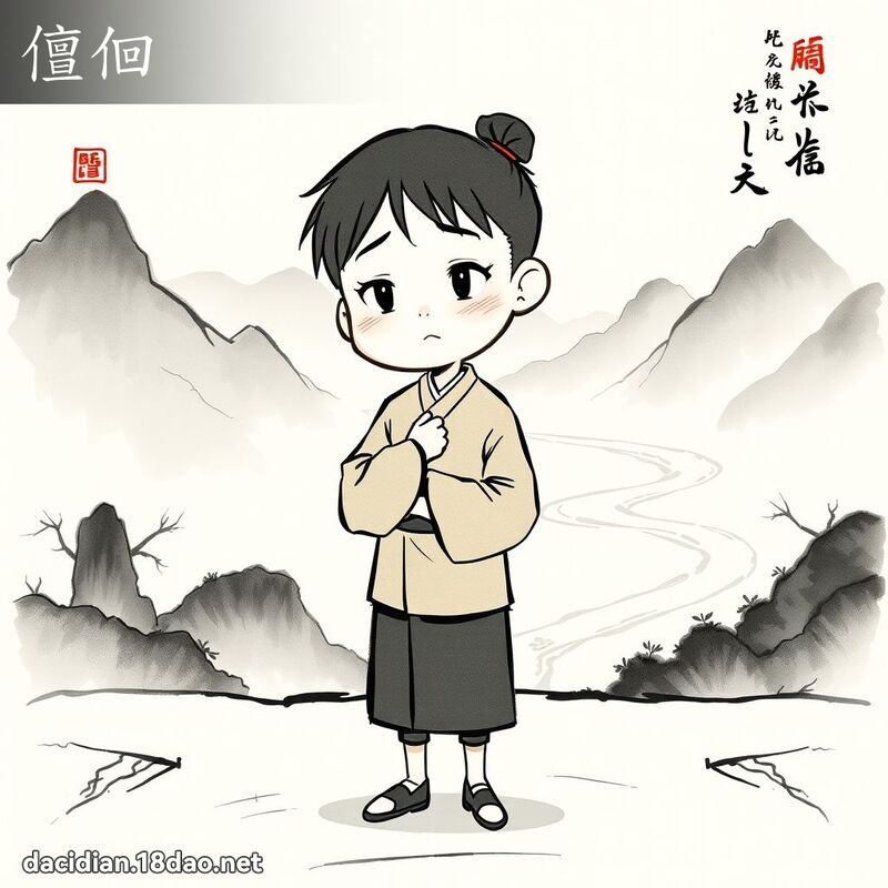 儃佪 - 國語大辭典配圖