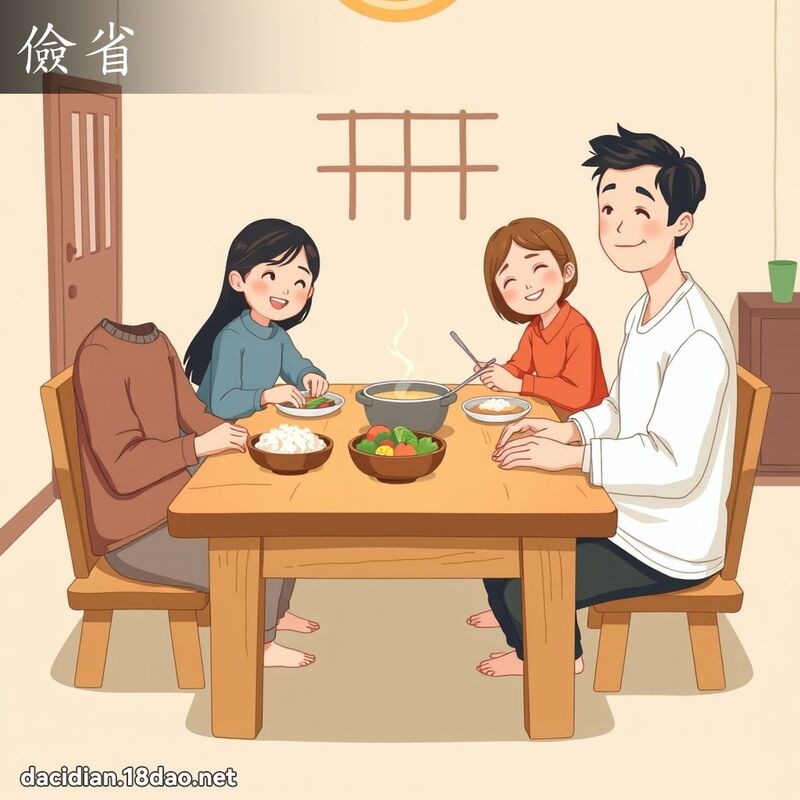 俭省 - 国语大辞典配图