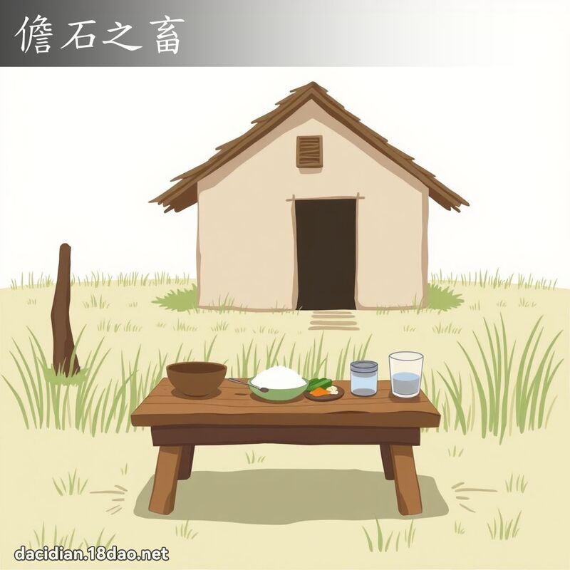 儋石之畜 - 國語大辭典配圖