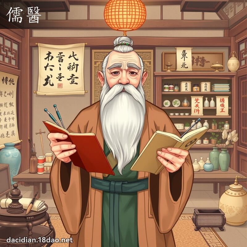 儒醫 - 國語大辭典配圖