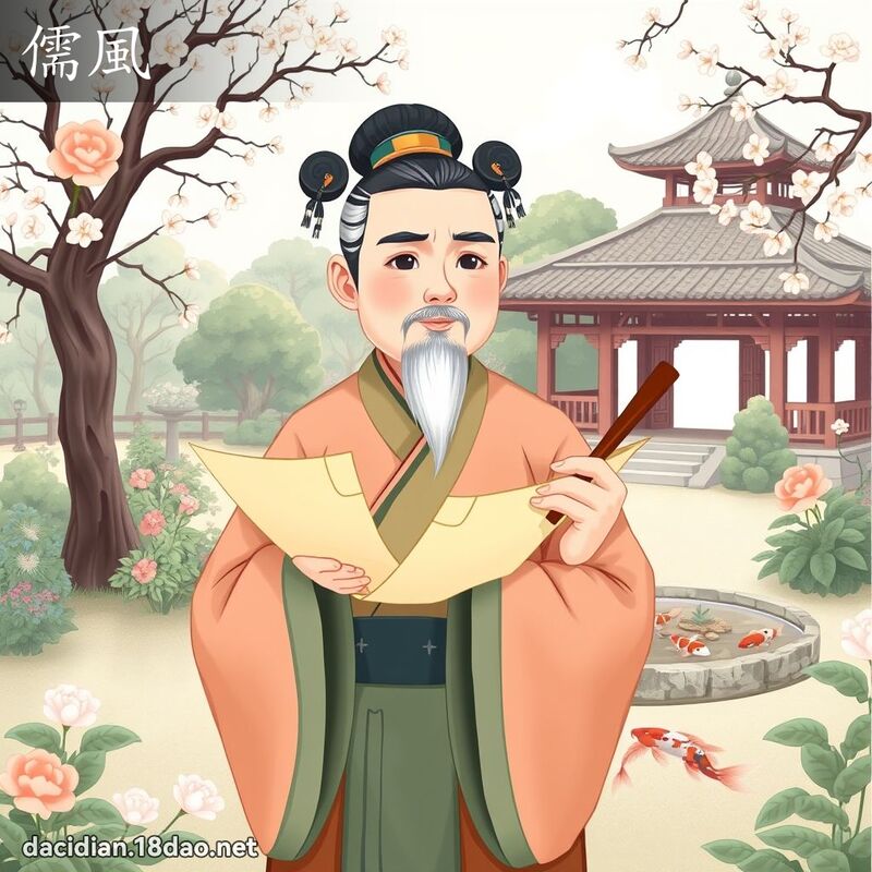 儒風 - 國語大辭典配圖