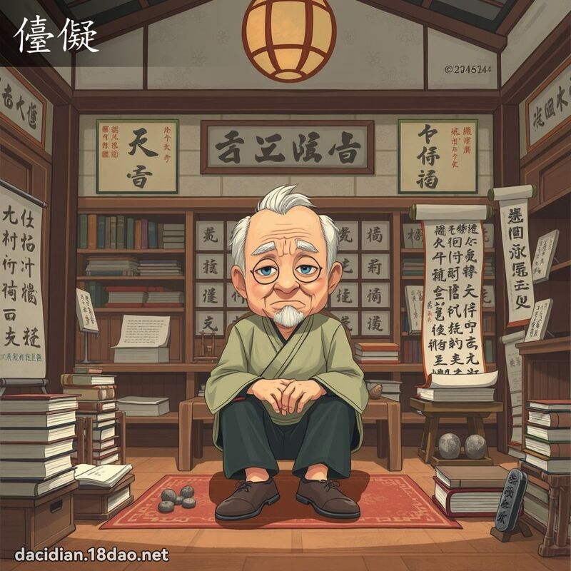 儓儗 - 国语大辞典配图