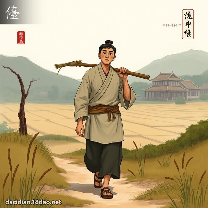 儓 - 国语大辞典配图