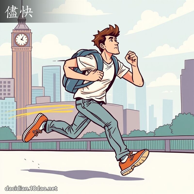 尽快 - 国语大辞典配图