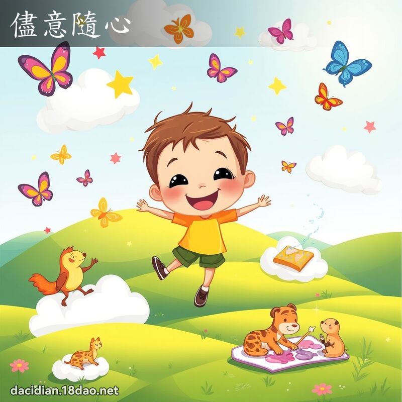 尽意隨心 - 国语大辞典配图