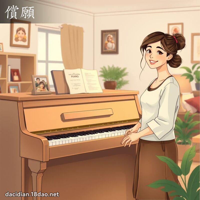 偿愿 - 国语大辞典配图