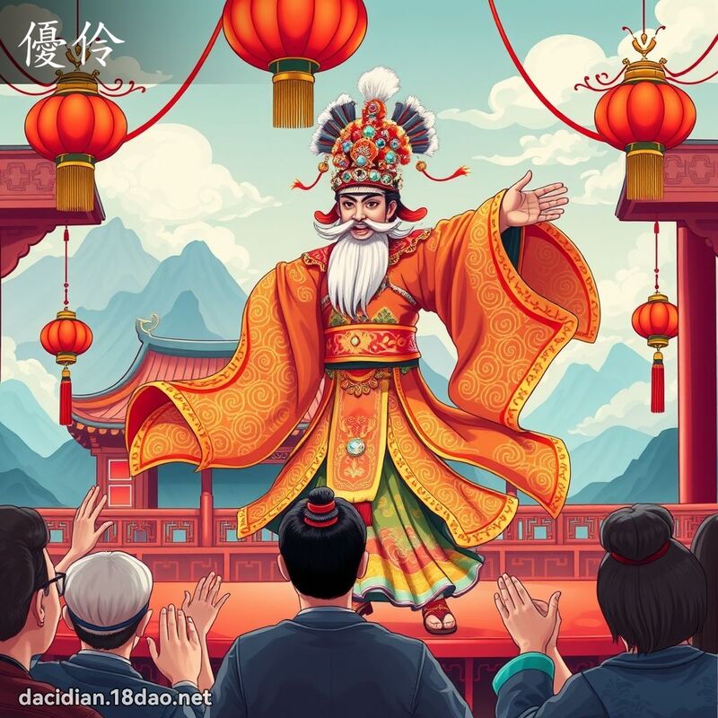 优伶 - 国语大辞典配图