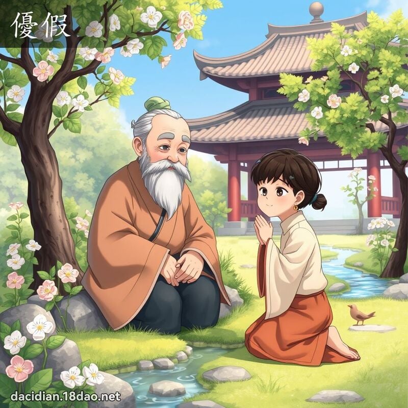 优假 - 国语大辞典配图