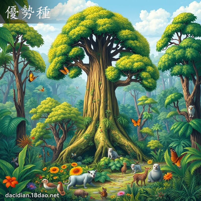 优势种 - 国语大辞典配图