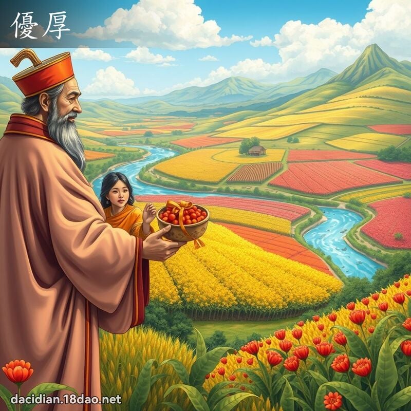 優厚 - 國語大辭典配圖