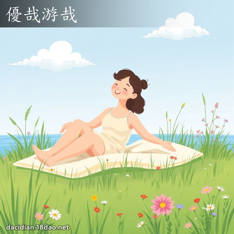 優哉游哉 - 國語大辭典配圖