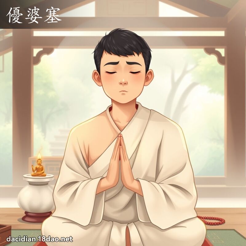 優婆塞 - 國語大辭典配圖