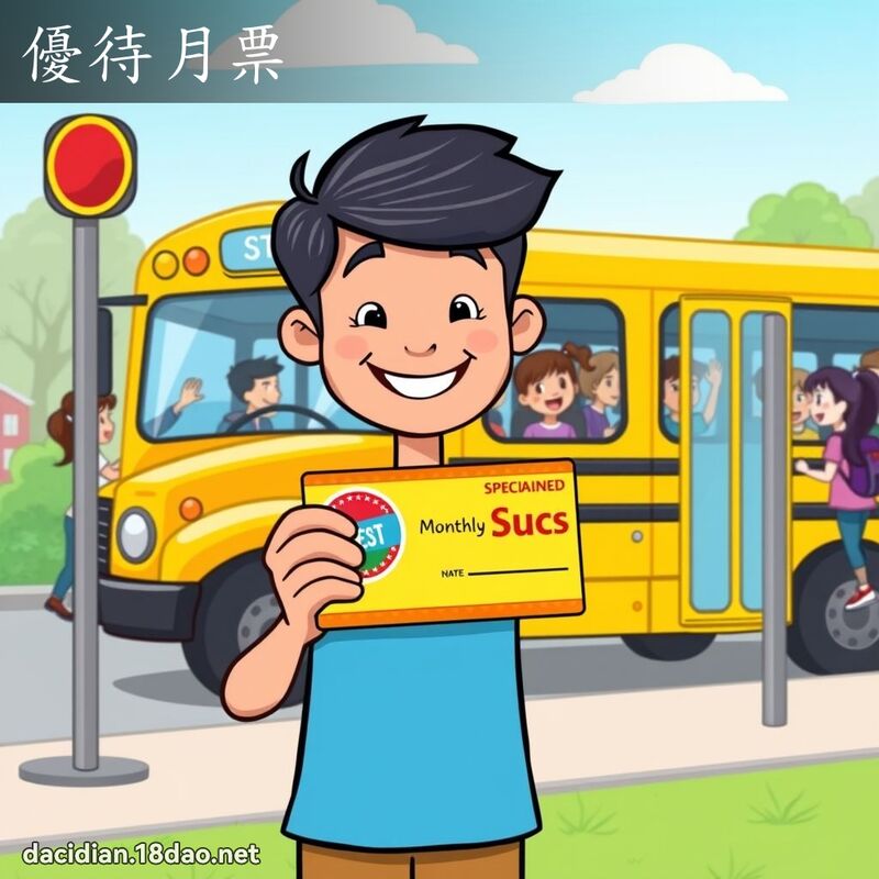优待月票 - 国语大辞典配图