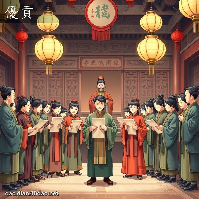 优贡 - 国语大辞典配图
