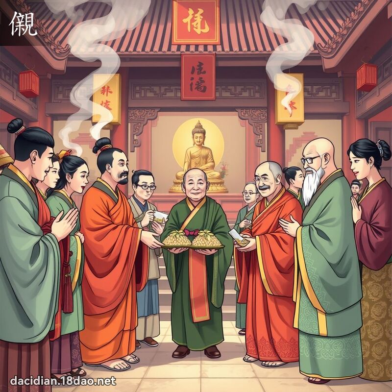 儭 - 国语大辞典配图