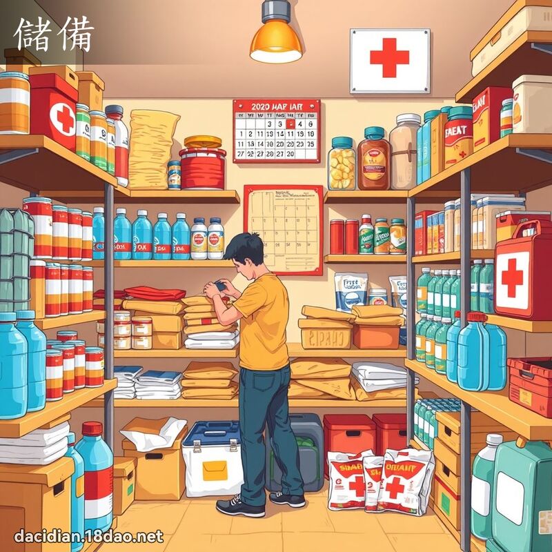 储备 - 国语大辞典配图