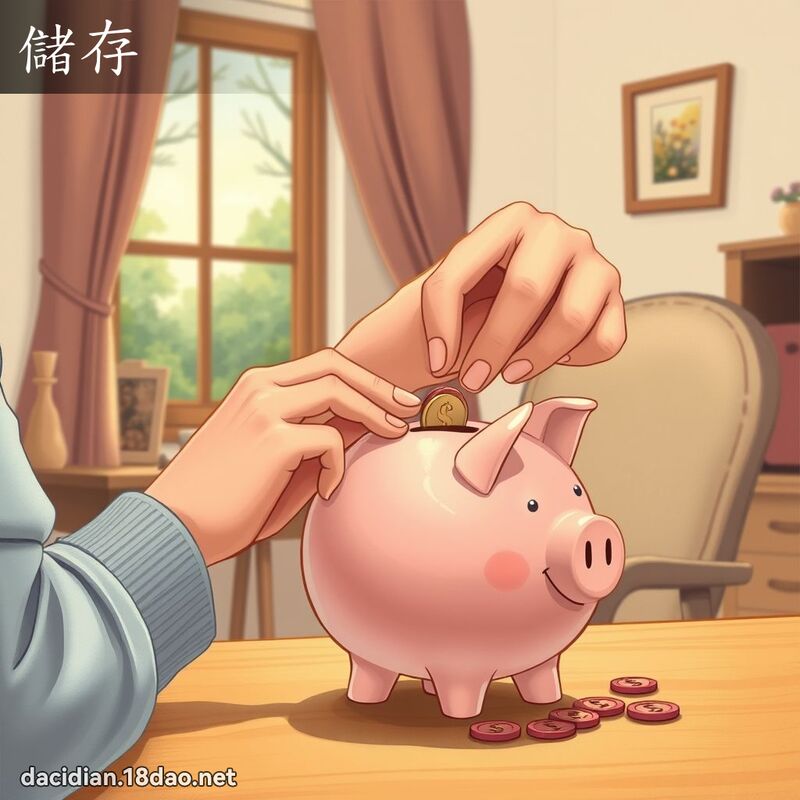 儲存 - 國語大辭典配圖