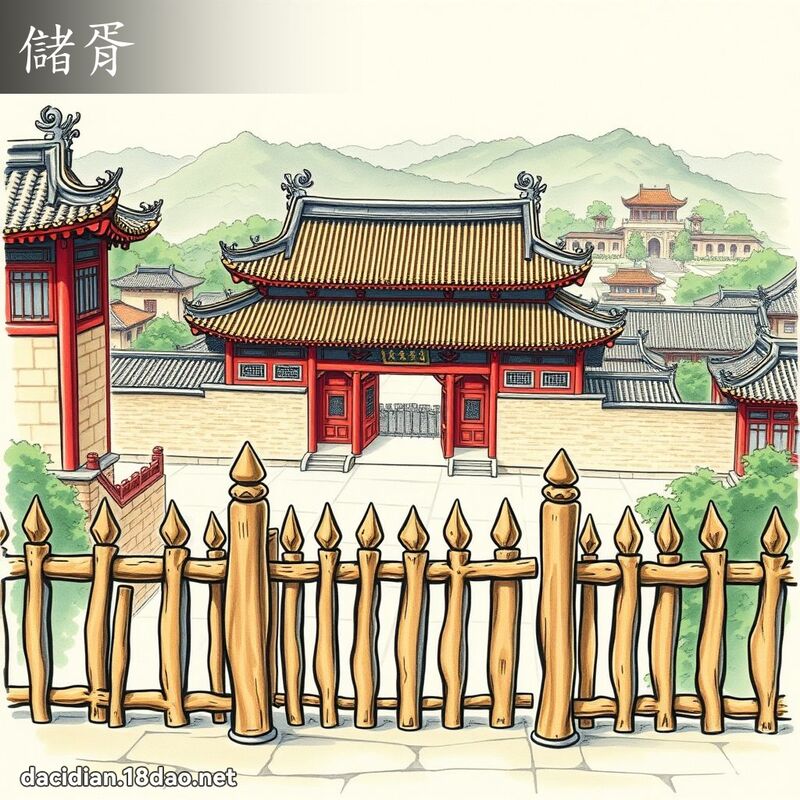 储胥 - 国语大辞典配图