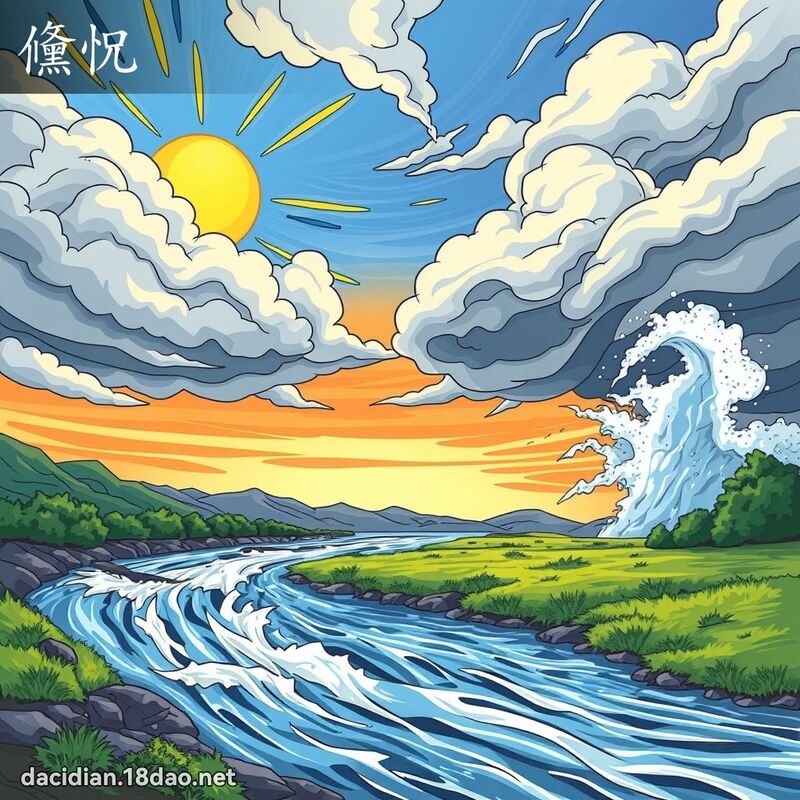 儵怳 - 國語大辭典配圖