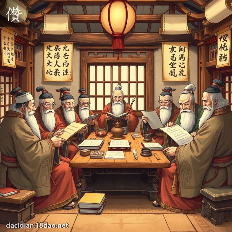 儹 - 國語大辭典配圖