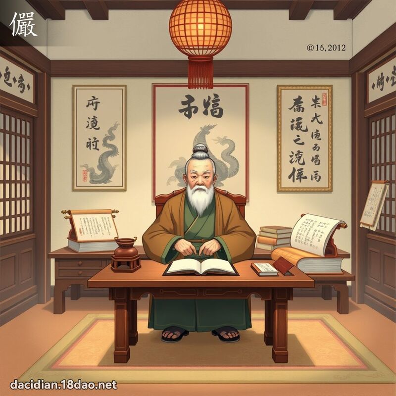 儼 - 國語大辭典配圖