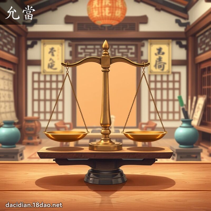允当 - 国语大辞典配图