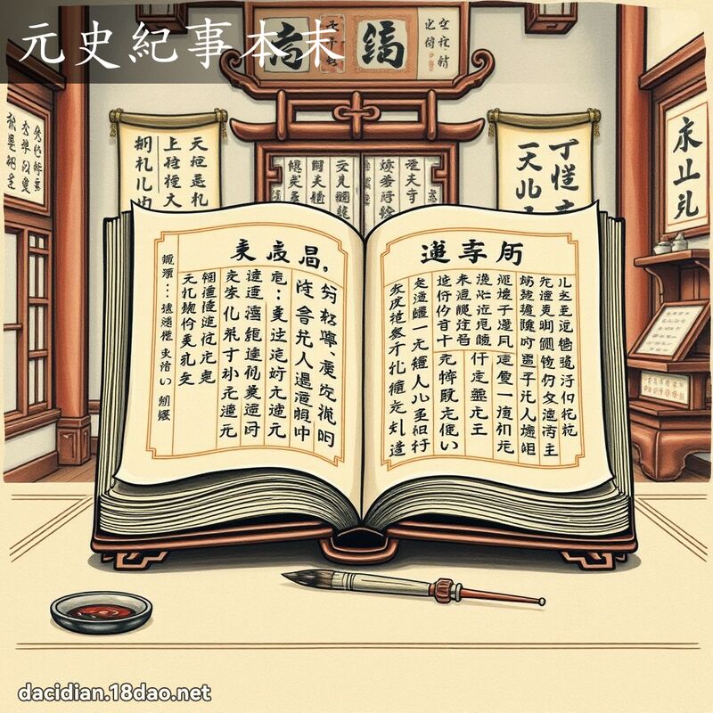 元史紀事本末 - 國語大辭典配圖