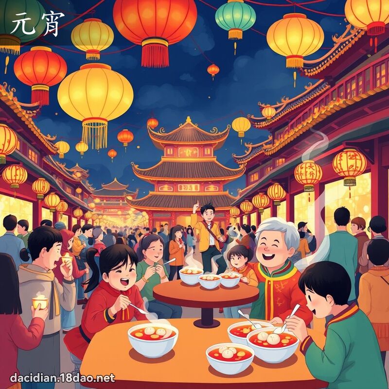 元宵 - 国语大辞典配图