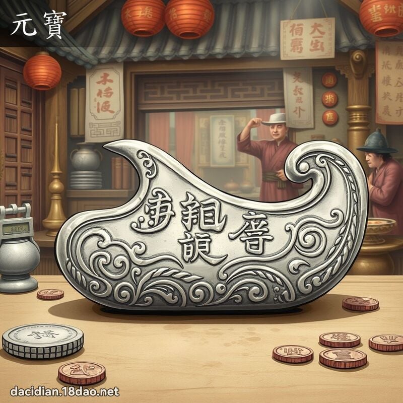 元寶 - 國語大辭典配圖