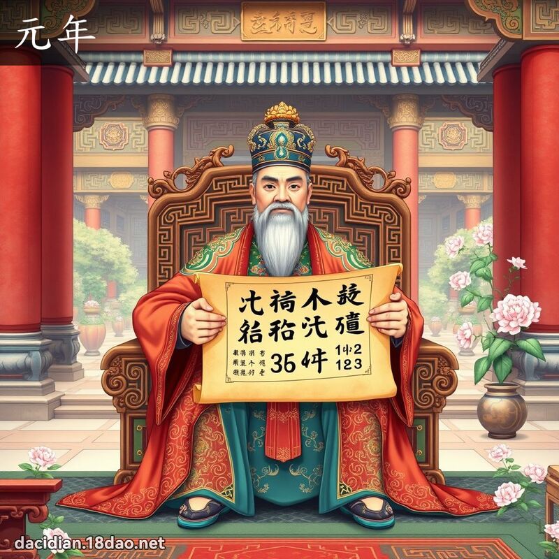 元年 - 國語大辭典配圖