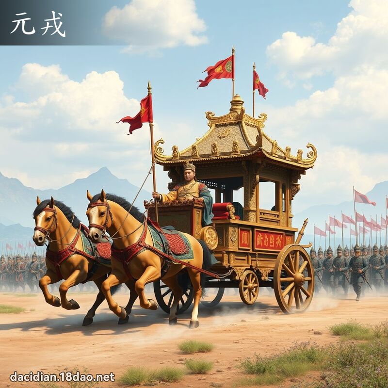 元戎 - 国语大辞典配图