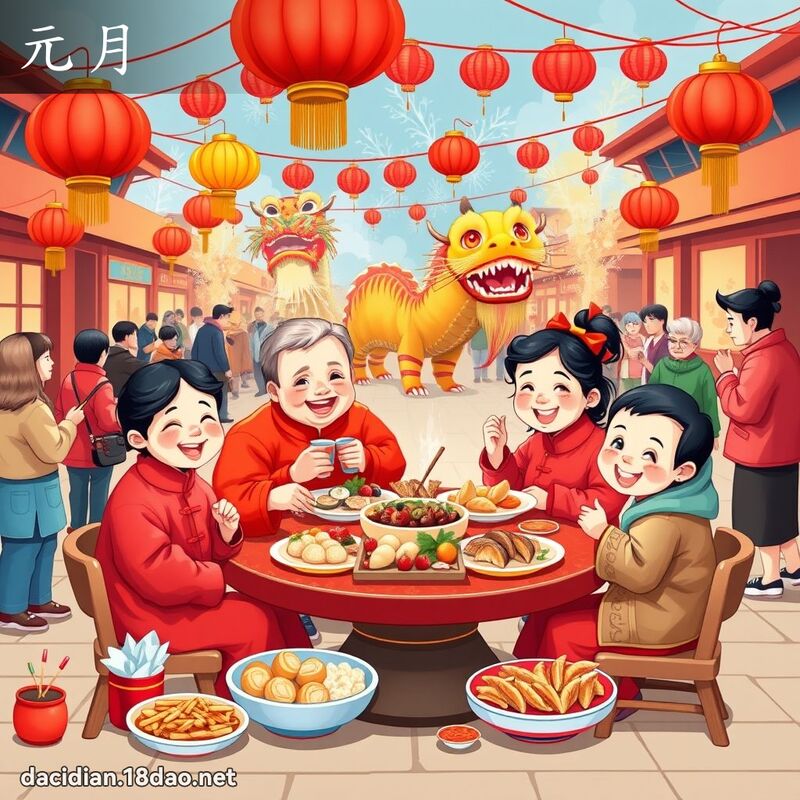 元月 - 國語大辭典配圖