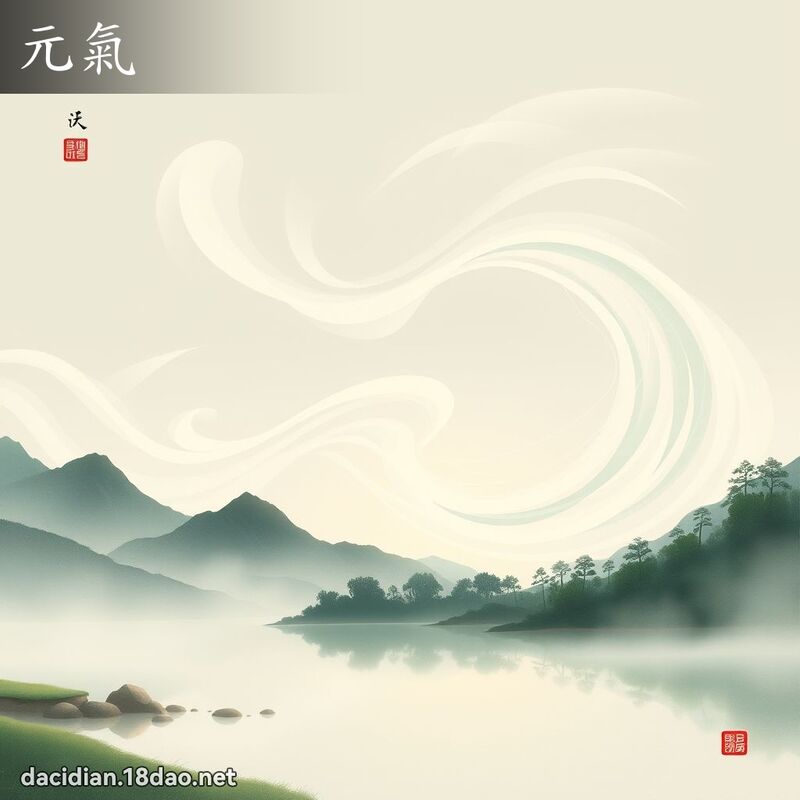 元氣 - 國語大辭典配圖
