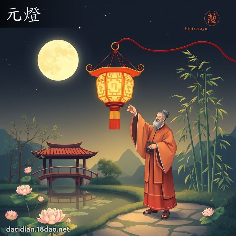 元燈 - 國語大辭典配圖