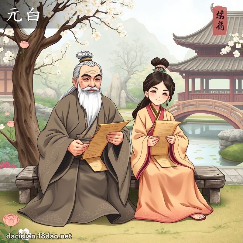 元白 - 国语大辞典配图