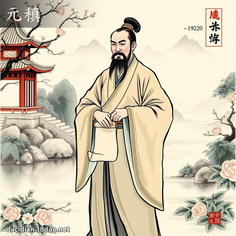 元稹 - 國語大辭典配圖