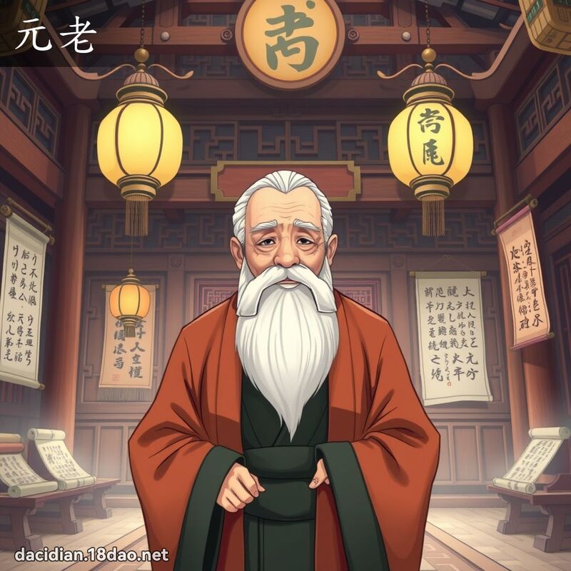 元老 - 国语大辞典配图