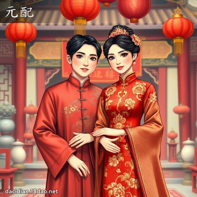 元配 - 国语大辞典配图