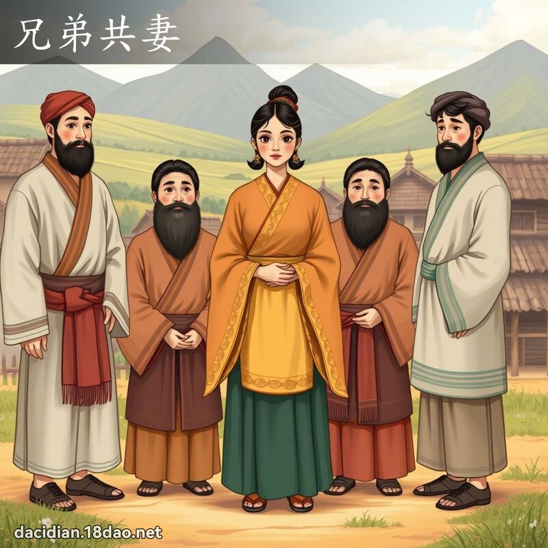 兄弟共妻 - 國語大辭典配圖