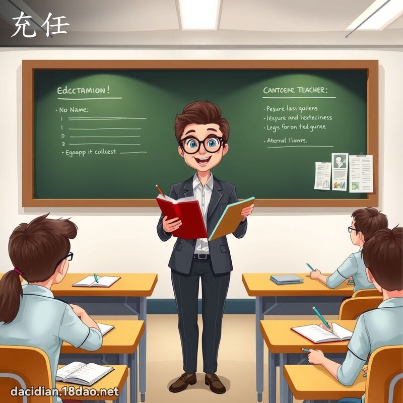 充任 - 国语大辞典配图