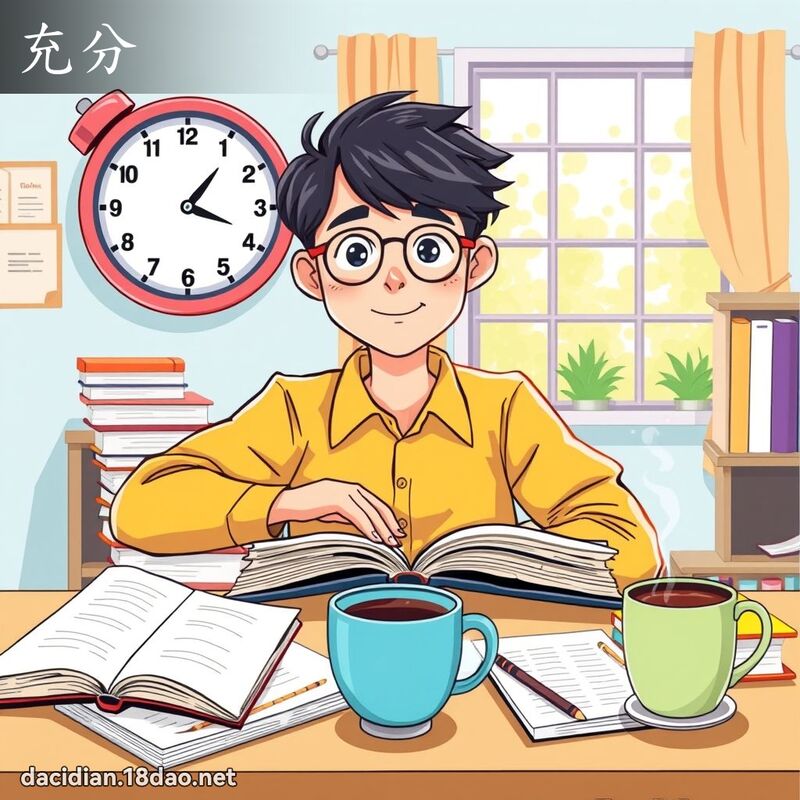 充分 - 国语大辞典配图