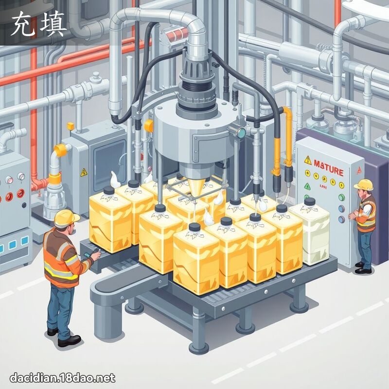充填 - 国语大辞典配图