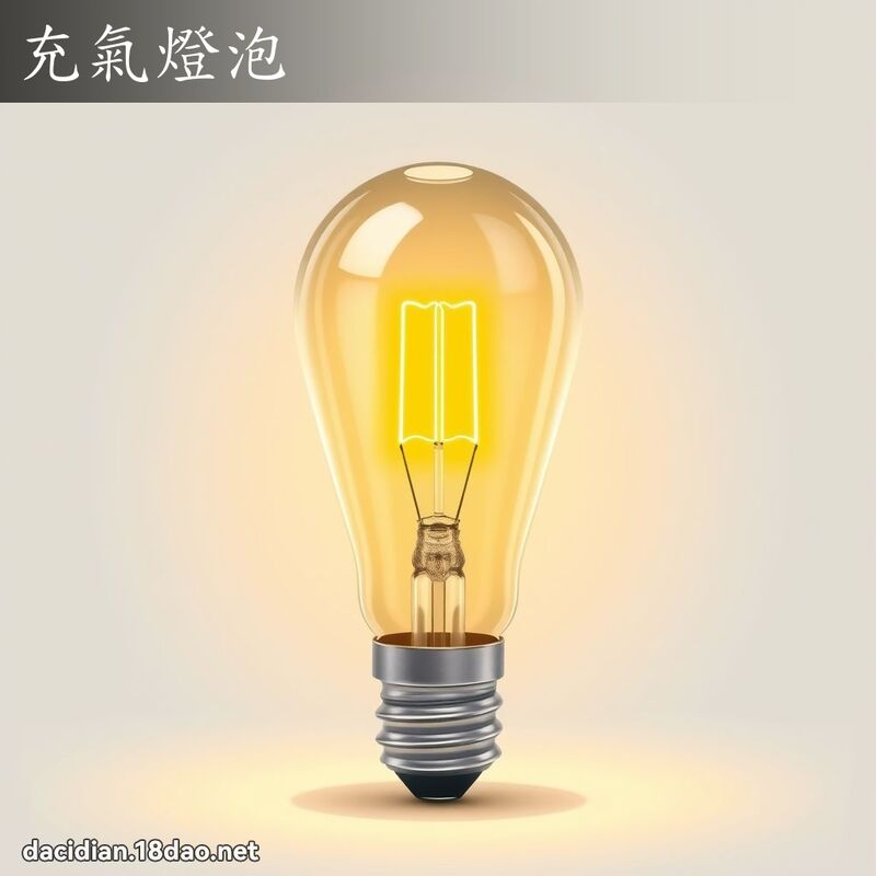 充气灯泡 - 国语大辞典配图