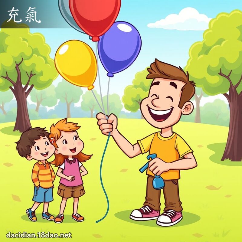 充氣 - 國語大辭典配圖