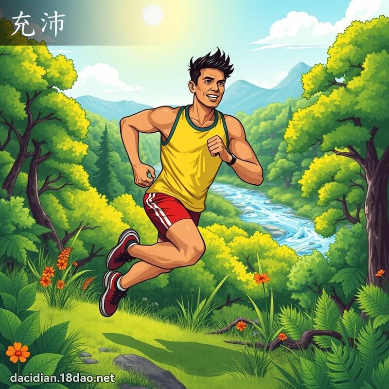 充沛 - 国语大辞典配图